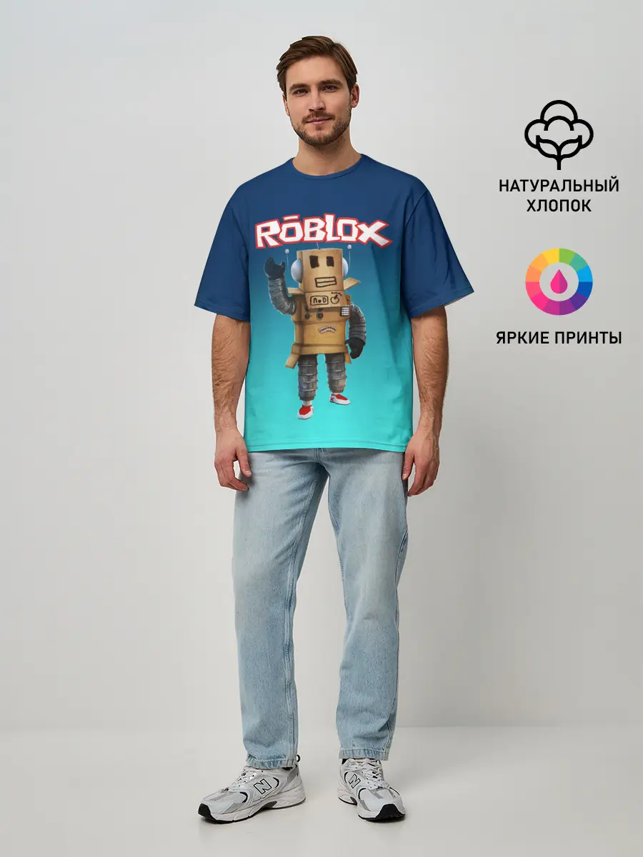 Мужская футболка оверсайз / ROBLOX