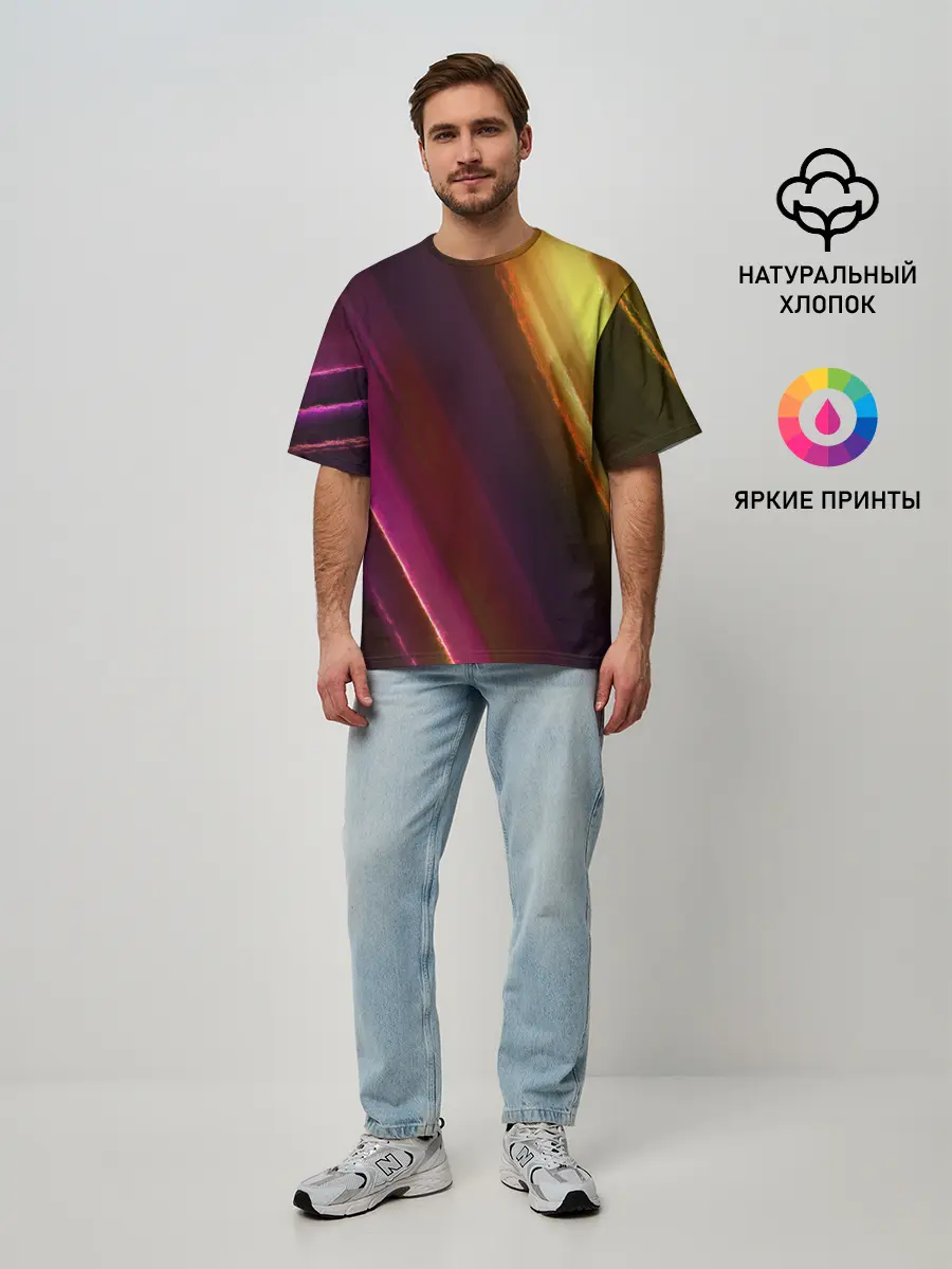 Мужская футболка оверсайз / AMAROTTI