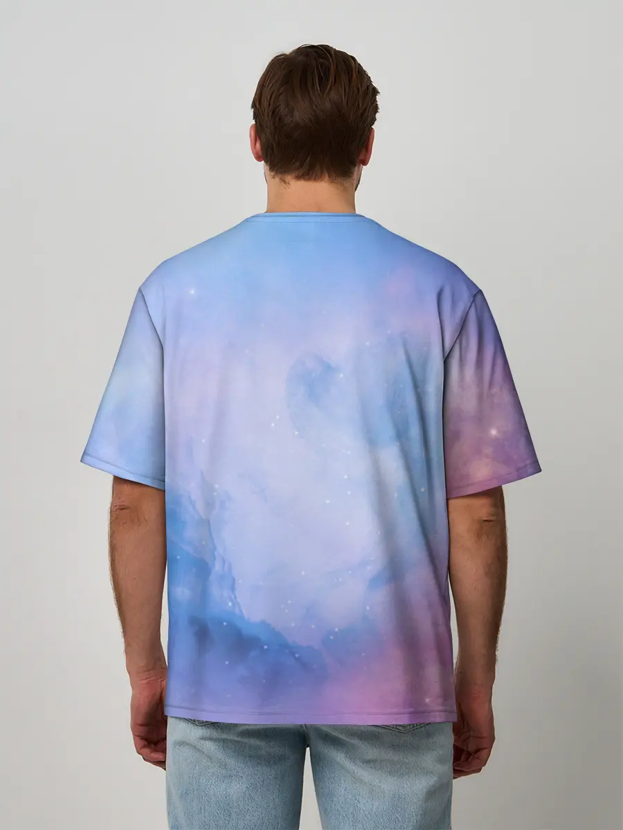 Мужская футболка оверсайз / дневная фурия