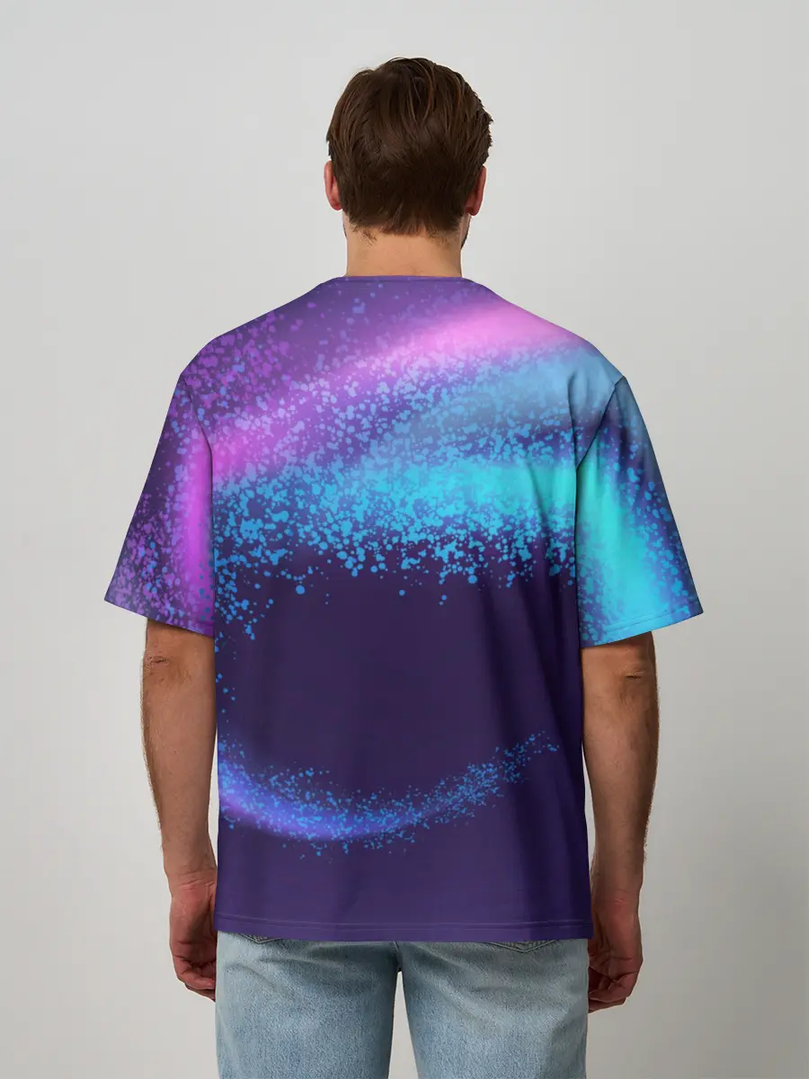 Мужская футболка оверсайз / Сова пират