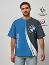 Мужская футболка оверсайз / BMW