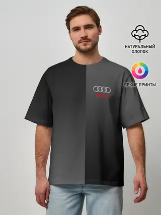 Мужская футболка оверсайз / AUDI SPORT