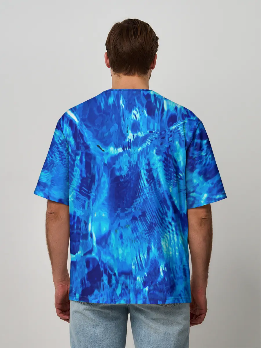 Мужская футболка оверсайз / Жаркая Пустыня