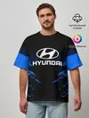Мужская футболка оверсайз / HYUNDAI SPORTCOLLECTION