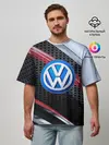 Мужская футболка оверсайз / VOLKSWAGEN high speed