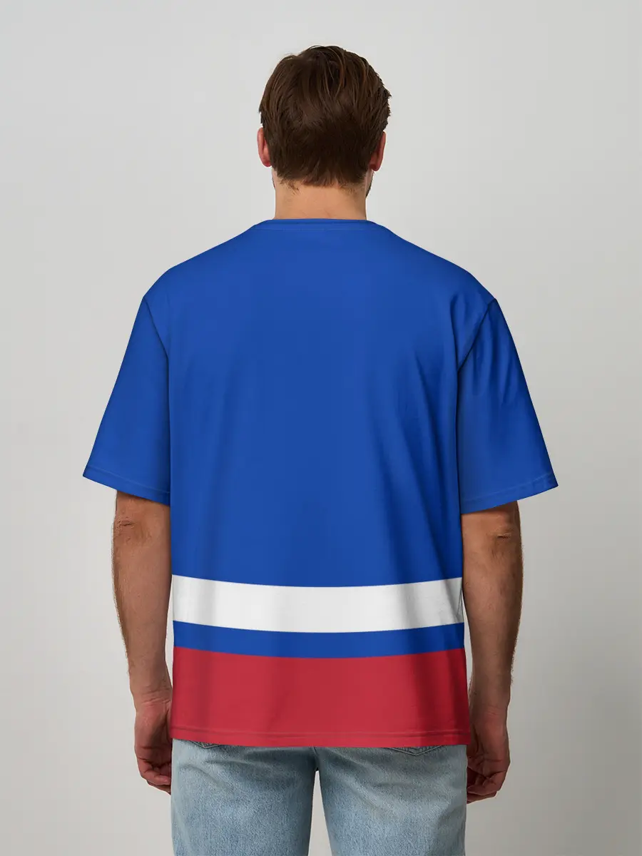 Мужская футболка оверсайз / Нью-Йорк Рейнджерс НХЛ