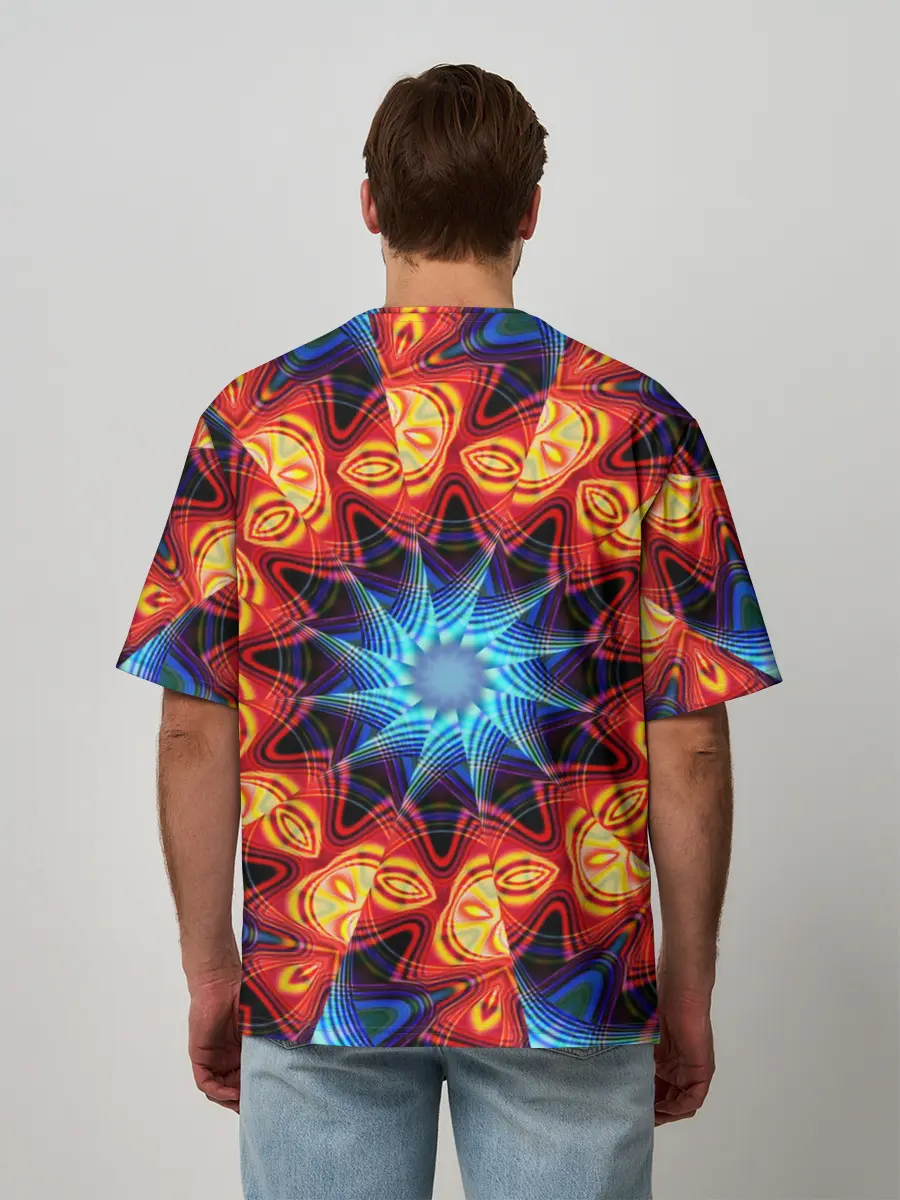 Мужская футболка оверсайз / PSY