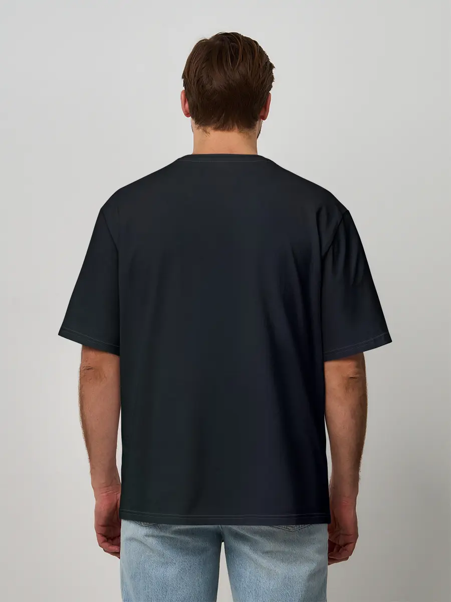 Мужская футболка оверсайз / Анимационные Элли и Джоел