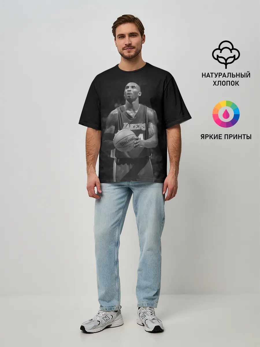 Мужская футболка оверсайз / Коби Брайант