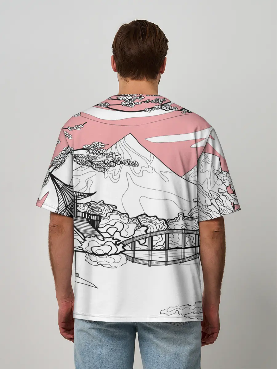 Мужская футболка оверсайз / BTS