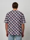 Мужская футболка оверсайз / Клеточный узор