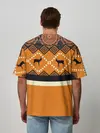 Мужская футболка оверсайз / Африканский Мотив