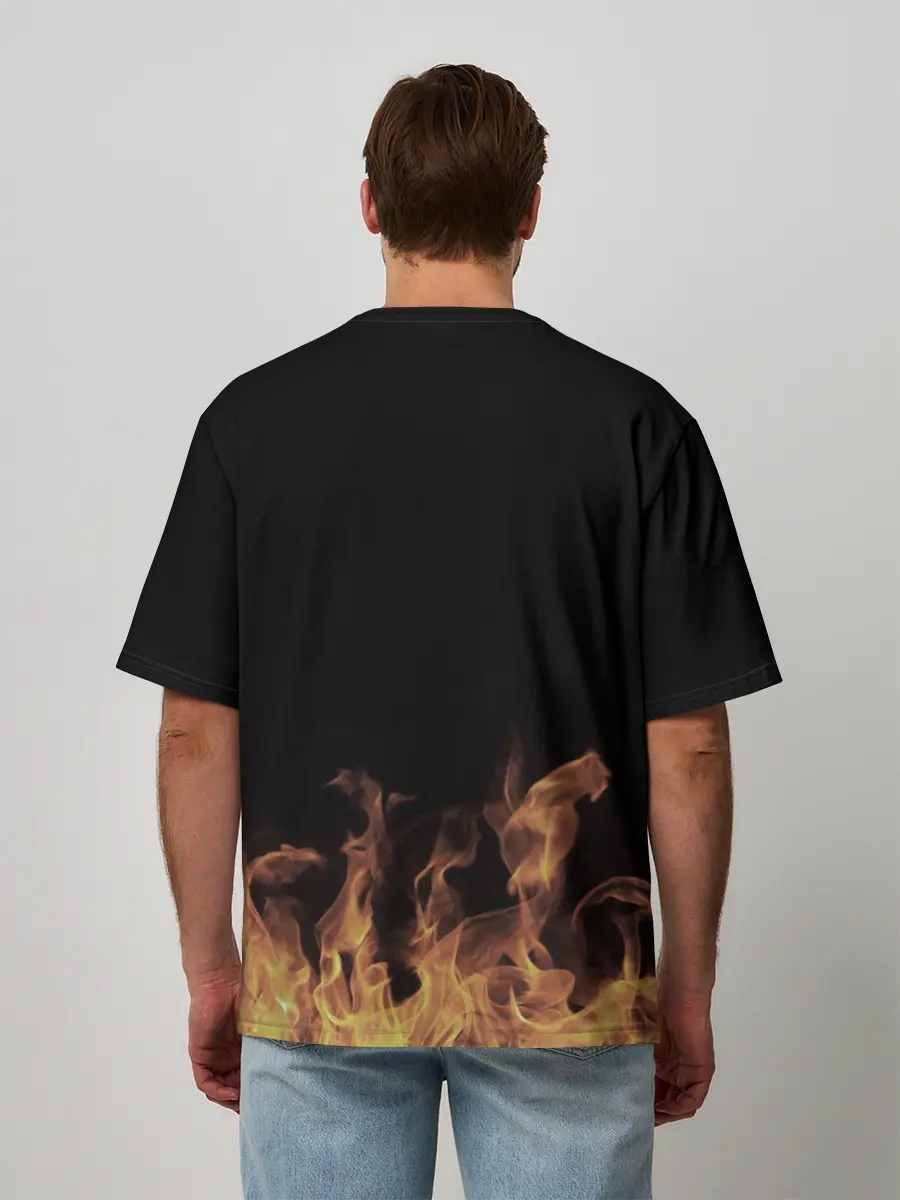 Мужская футболка оверсайз / Dark Souls