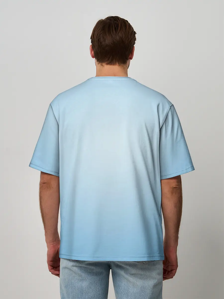 Мужская футболка оверсайз / ВМФ