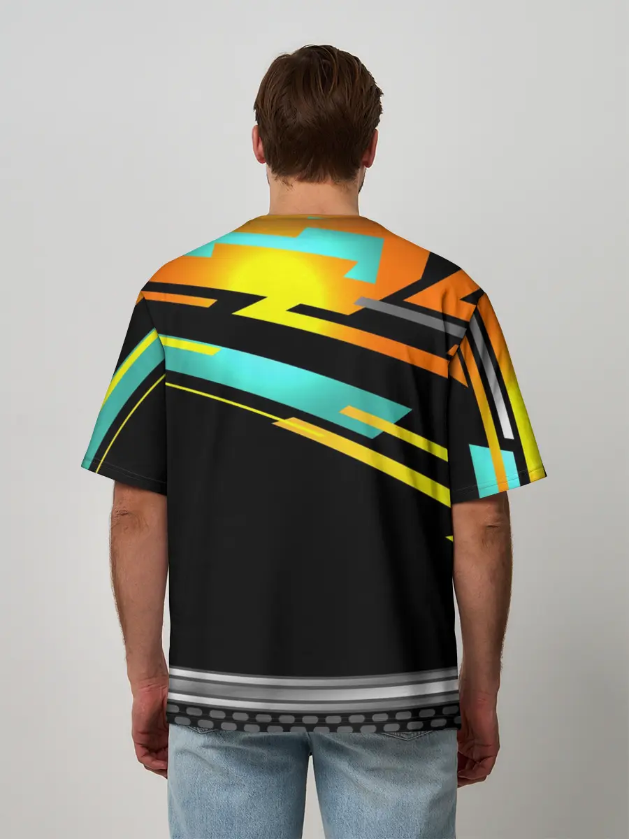 Мужская футболка оверсайз / CyberPunk 2077