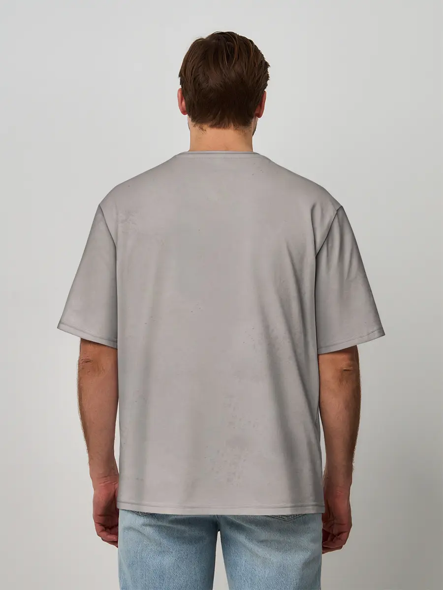 Мужская футболка оверсайз / Элли с гитарой