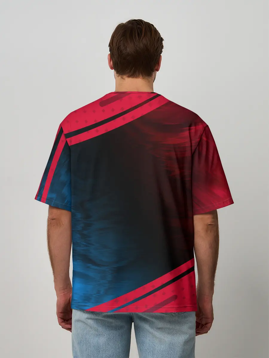 Мужская футболка оверсайз / FC BAYERN / БАВАРИЯ