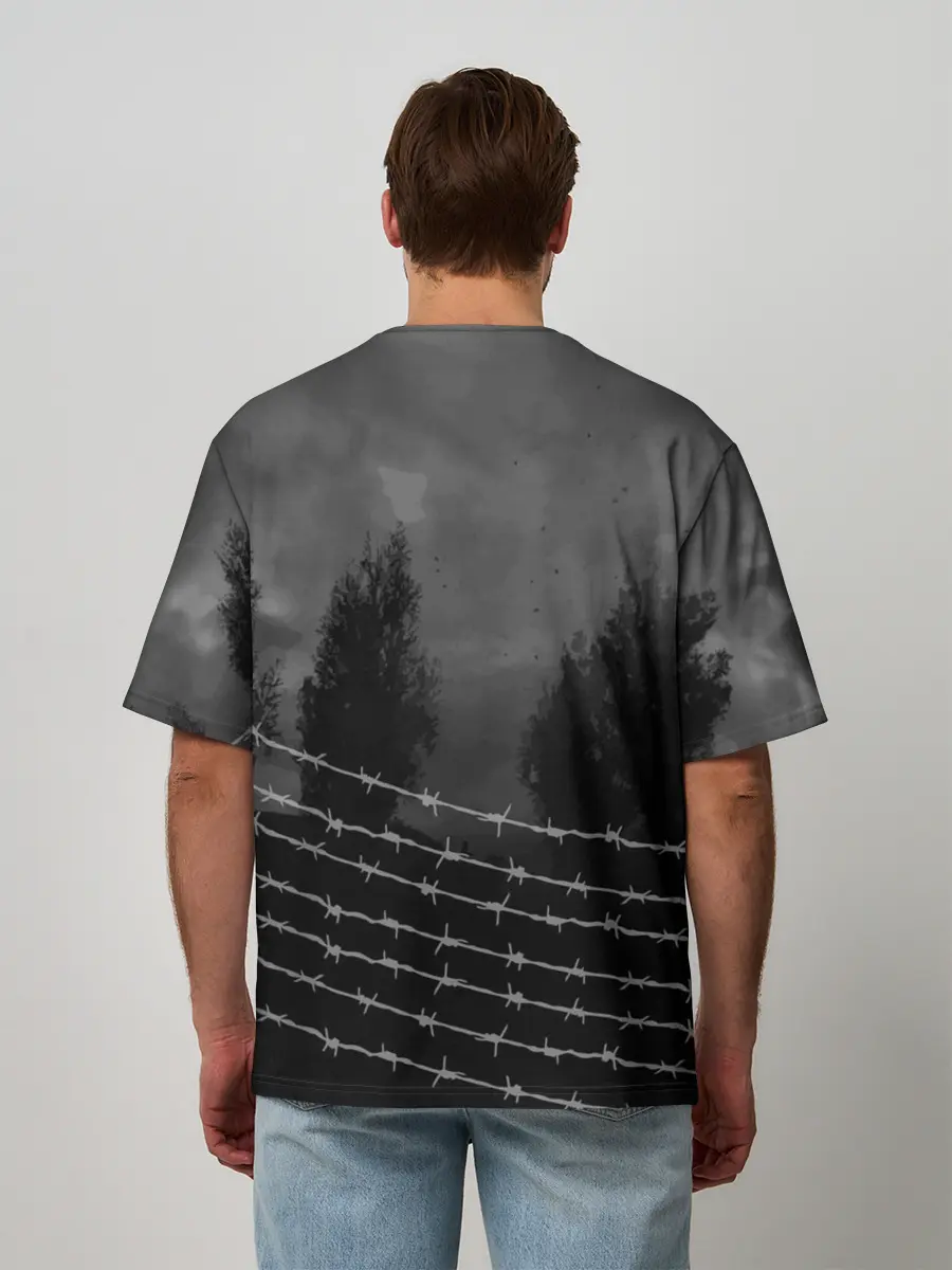 Мужская футболка оверсайз / Stalker 2