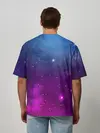 Мужская футболка оверсайз / НЕОНОВЫЙ КОСМОС
