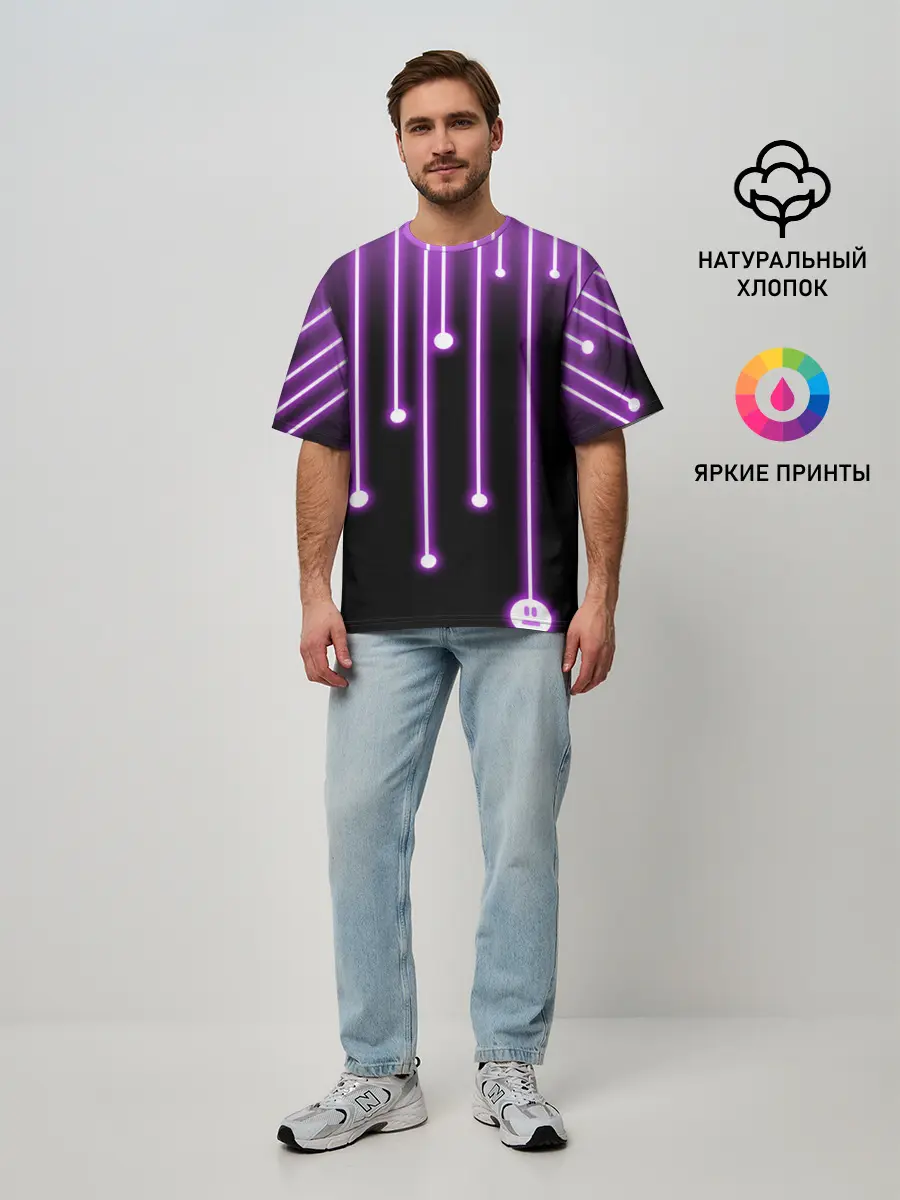 Мужская футболка оверсайз / LIGHT