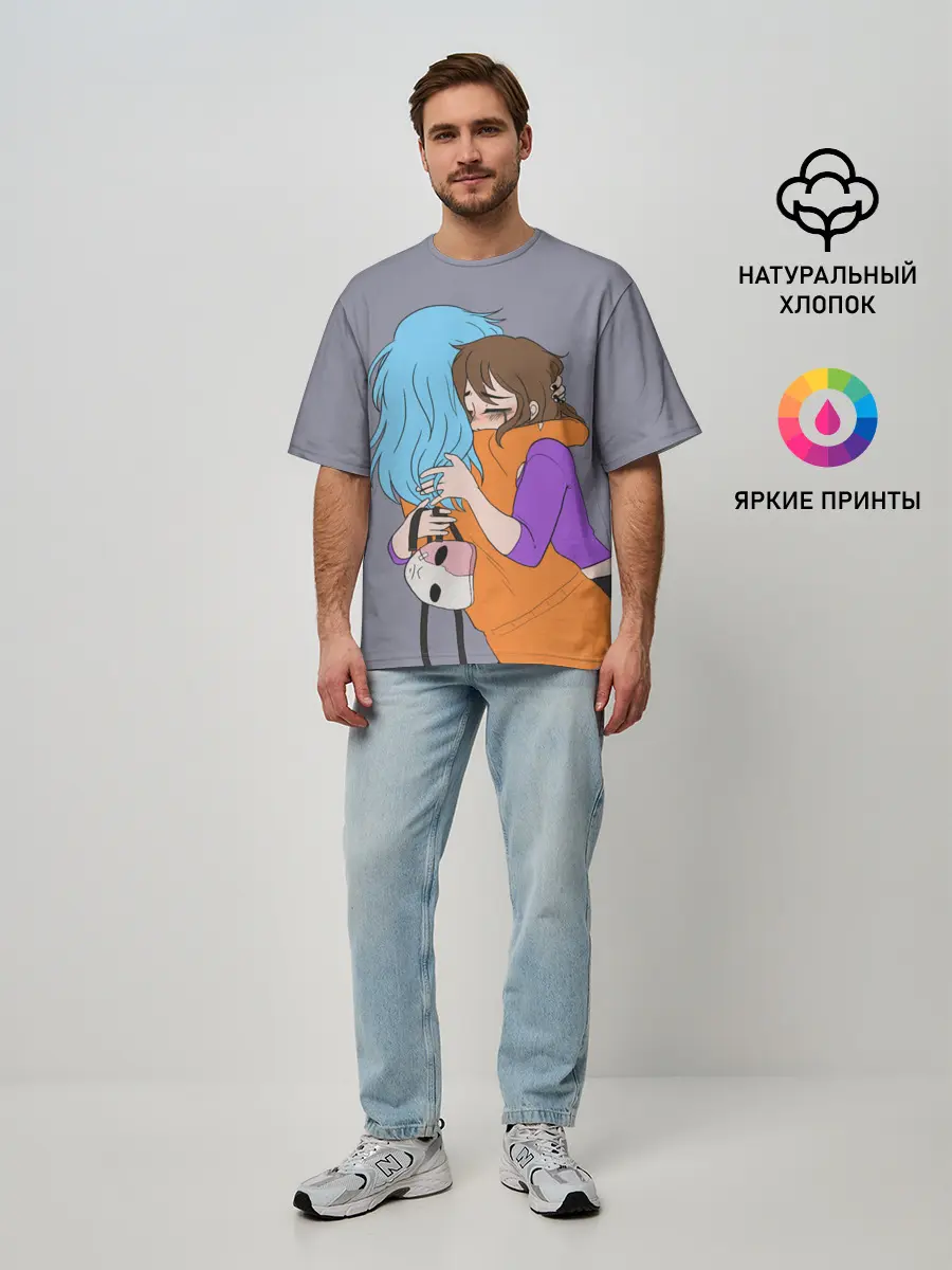 Мужская футболка оверсайз / Sally face