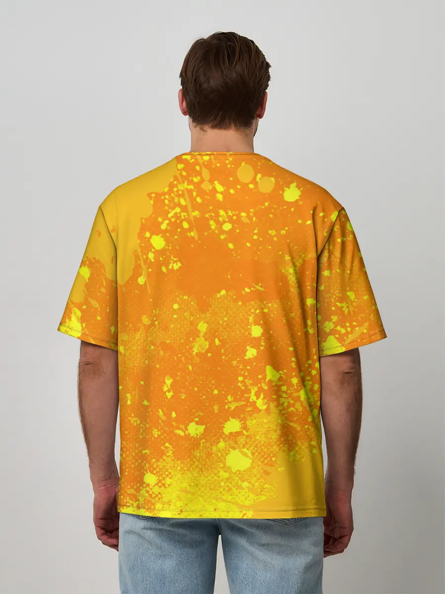 Мужская футболка оверсайз / AMONG US - Pikachu