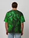 Мужская футболка оверсайз / Кислотные разводы