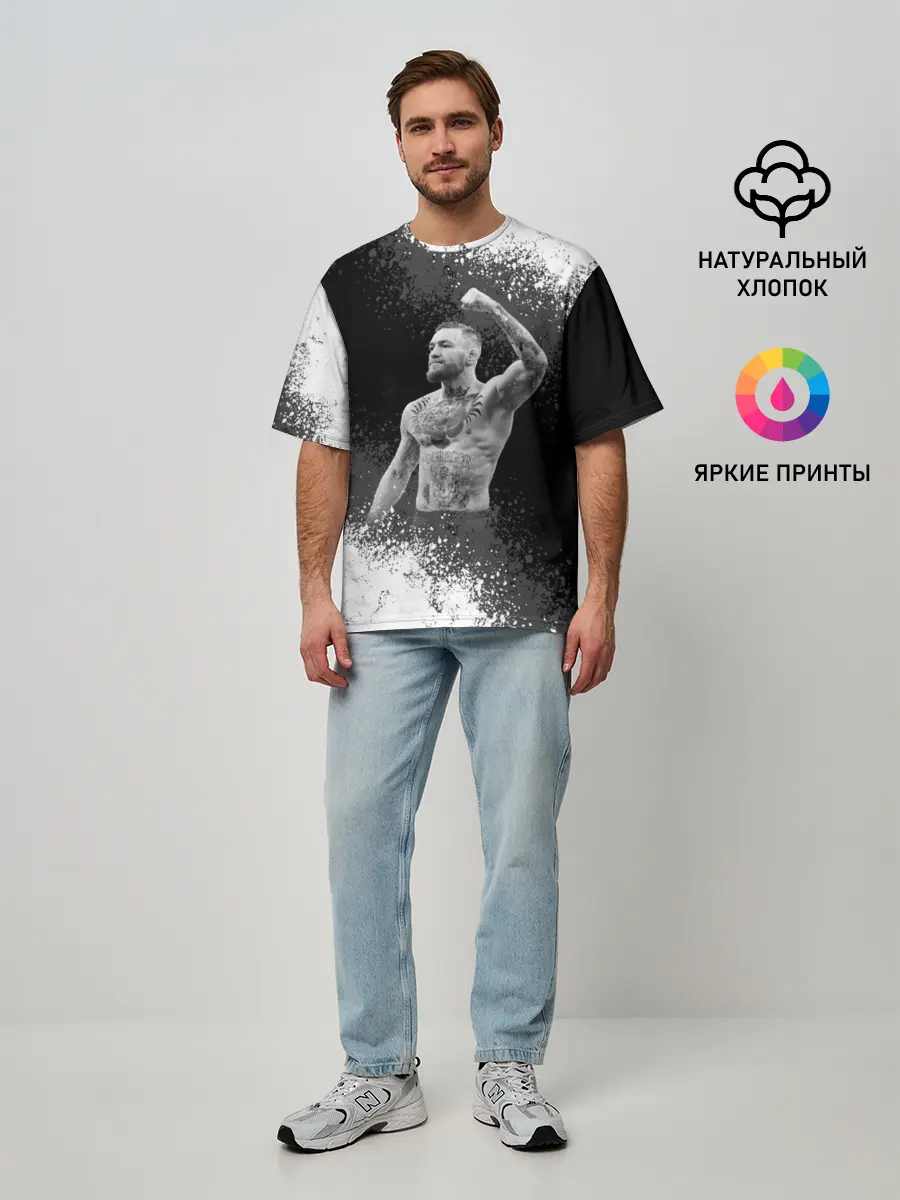 Мужская футболка оверсайз / Conor McGregor | Конор МакГрегор