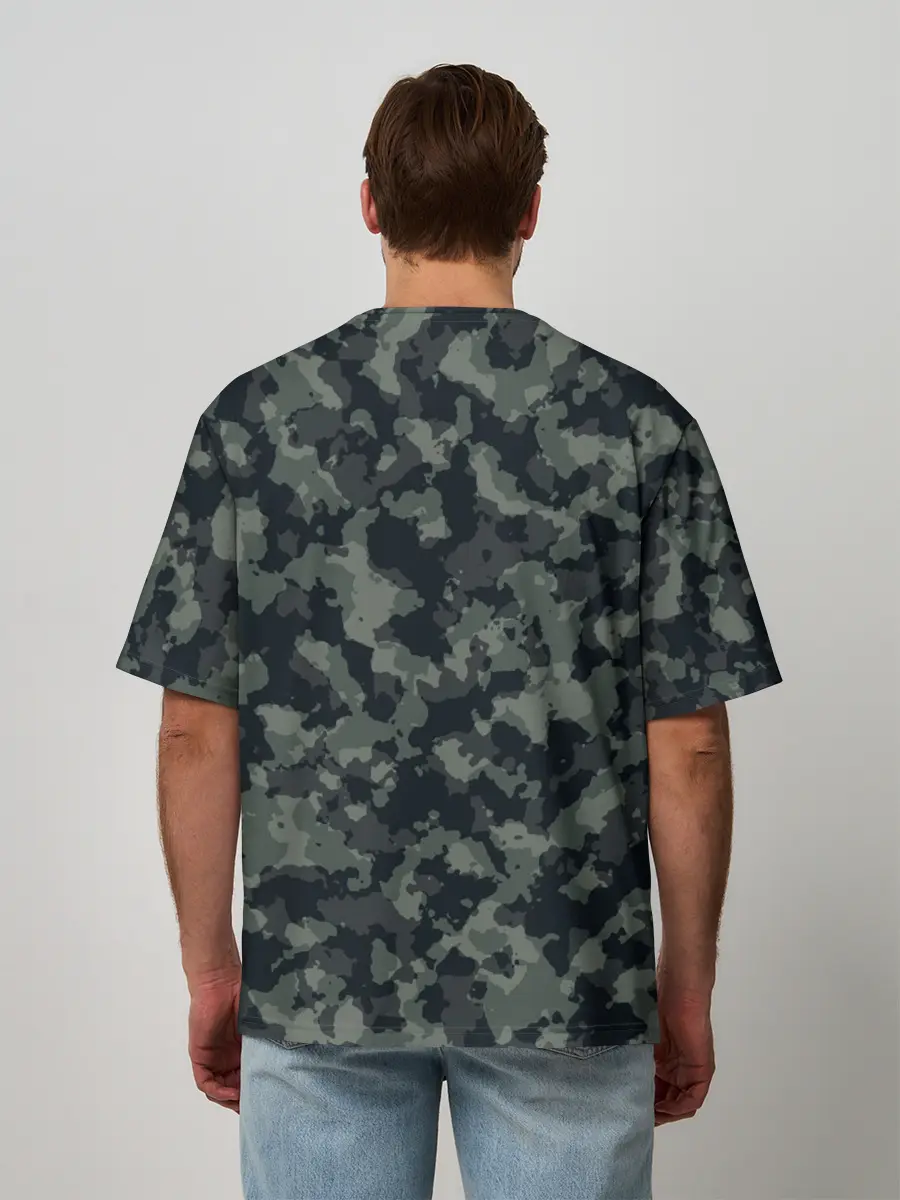 Мужская футболка оверсайз / Главнокомандующий ПАПА