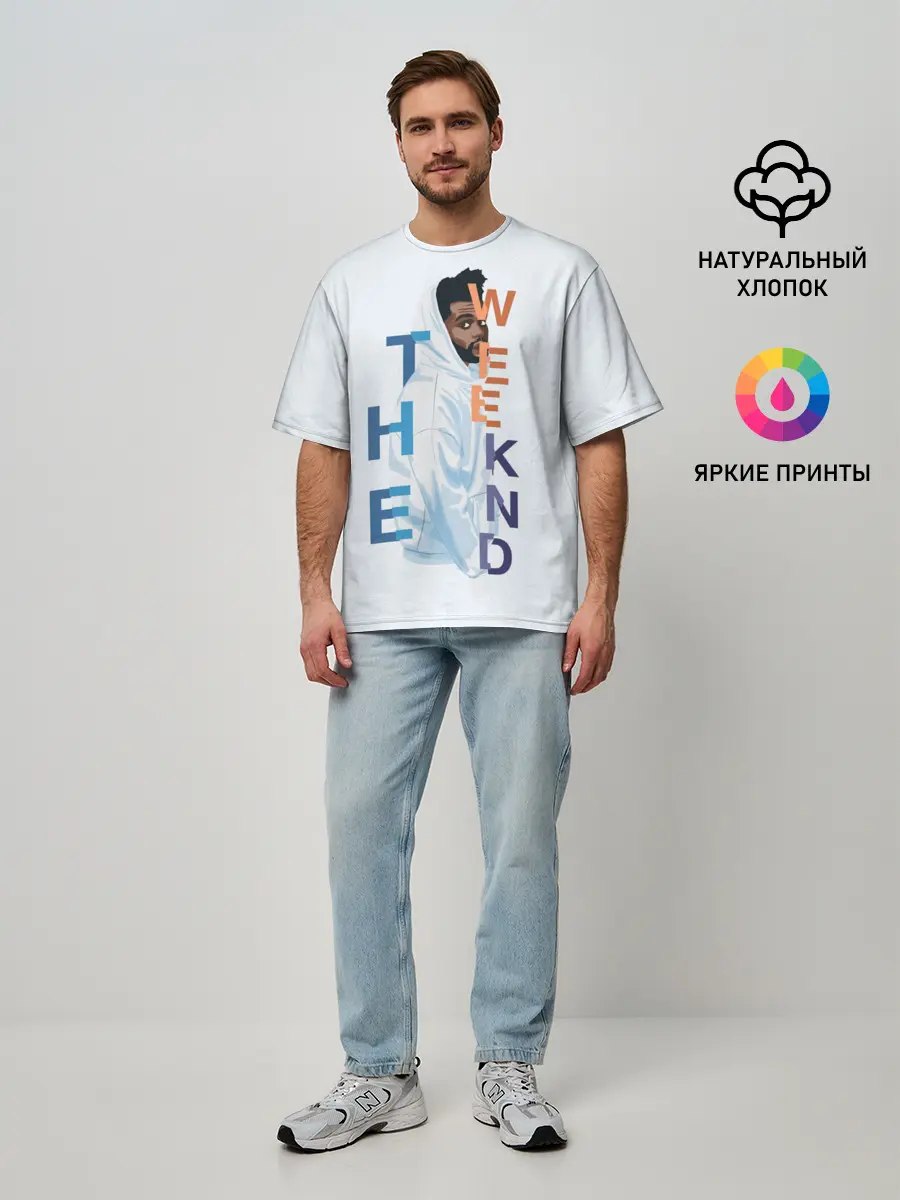 Мужская футболка оверсайз / The Weeknd