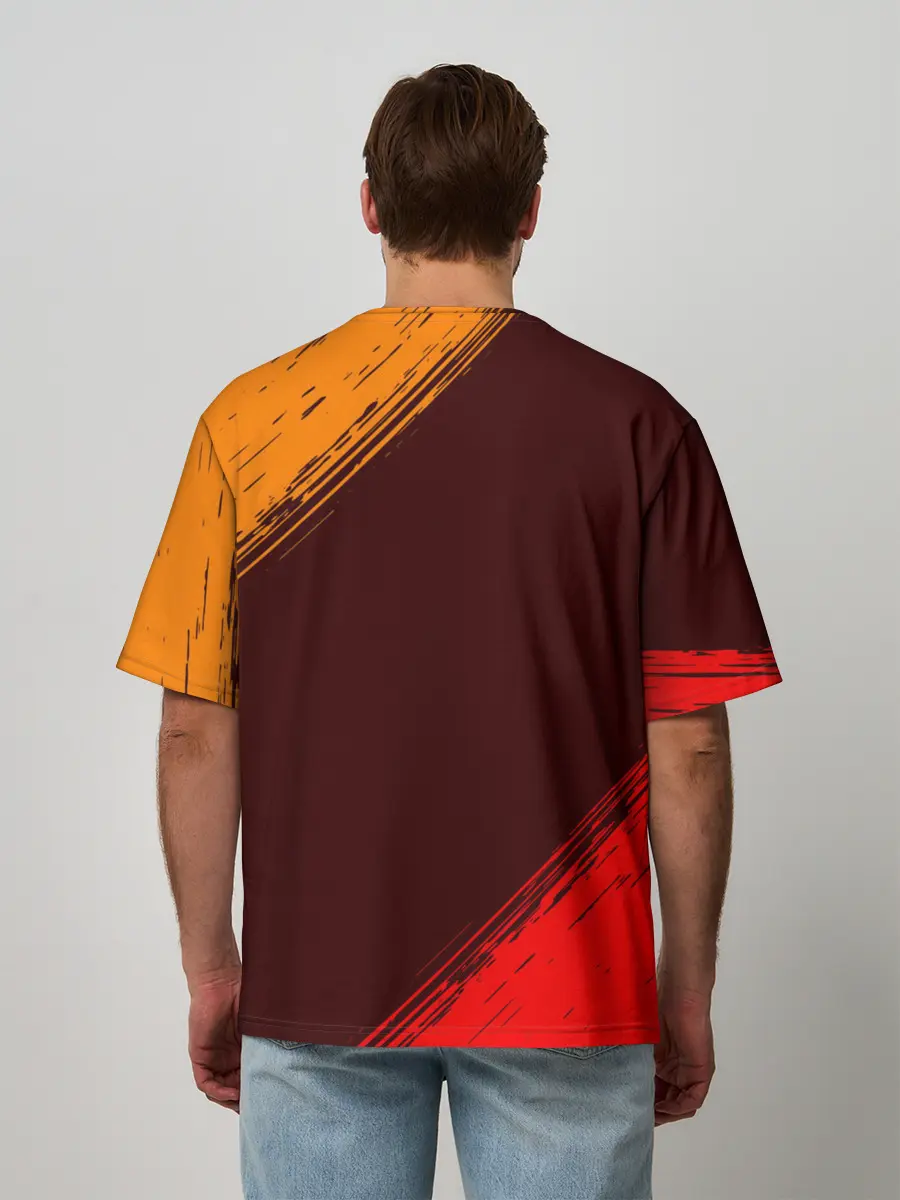 Мужская футболка оверсайз / ЪУЪ СЪУКА