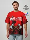 Мужская футболка оверсайз / VALHEIM