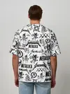 Мужская футболка оверсайз / METALLICA LOGOBOMBING