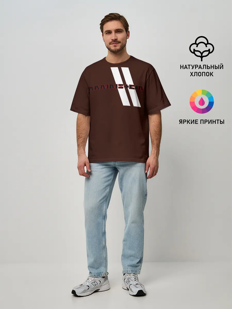 Мужская футболка оверсайз / Rammstein...