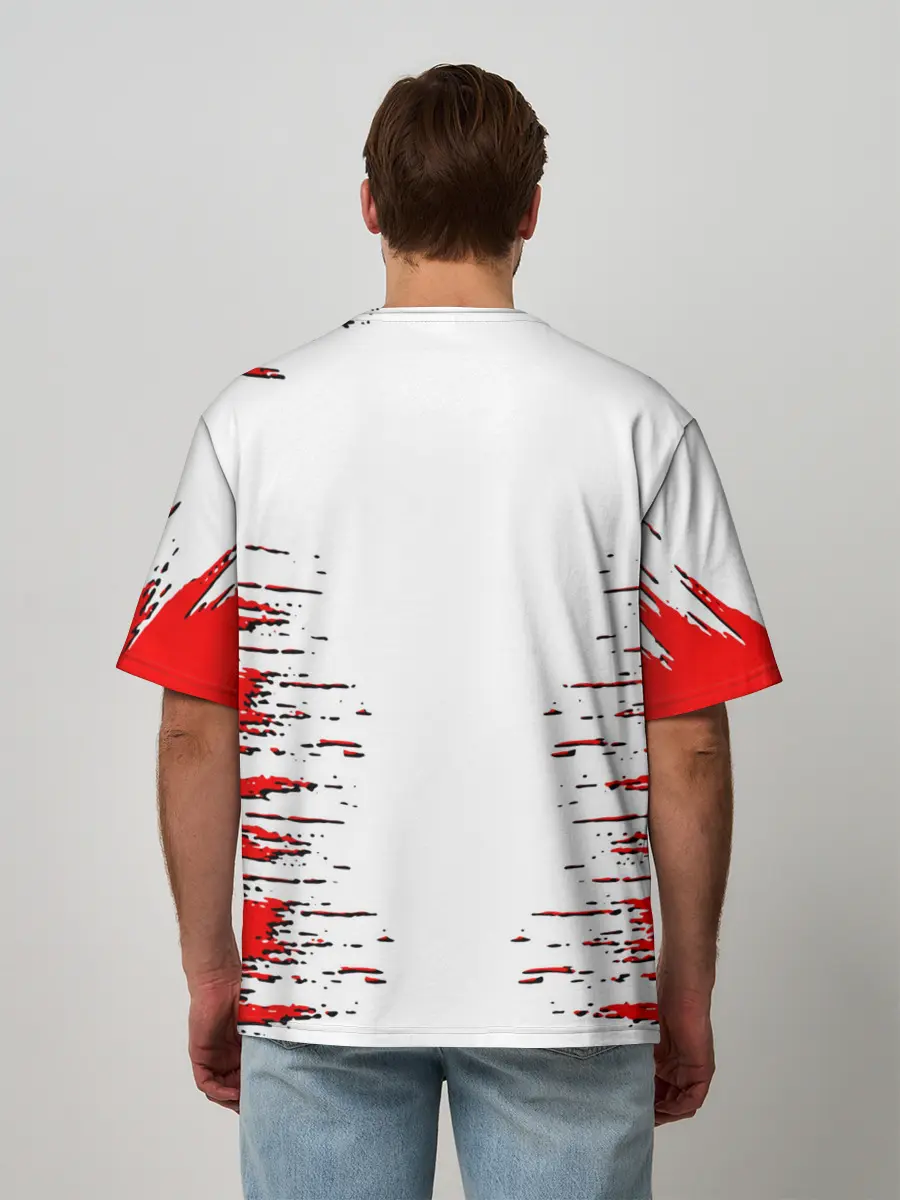 Мужская футболка оверсайз / mayhem