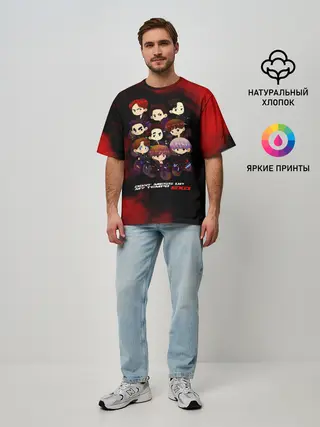 Мужская футболка оверсайз / EXO