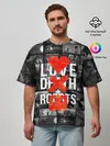 Мужская футболка оверсайз / LOVE DEATH ROBOTS