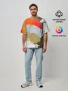 Мужская футболка оверсайз / Art Abstraction