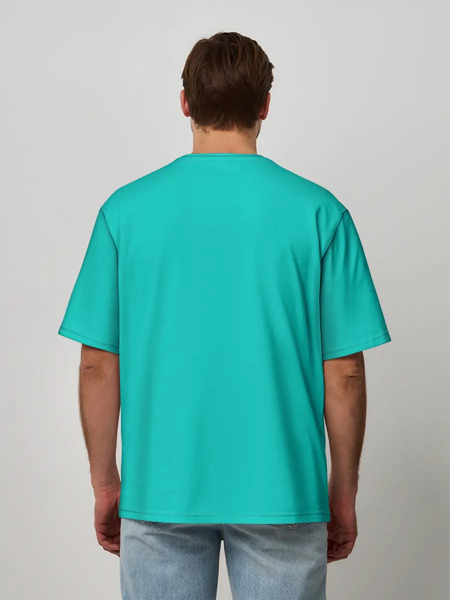 Мужская футболка оверсайз / Лучший папа