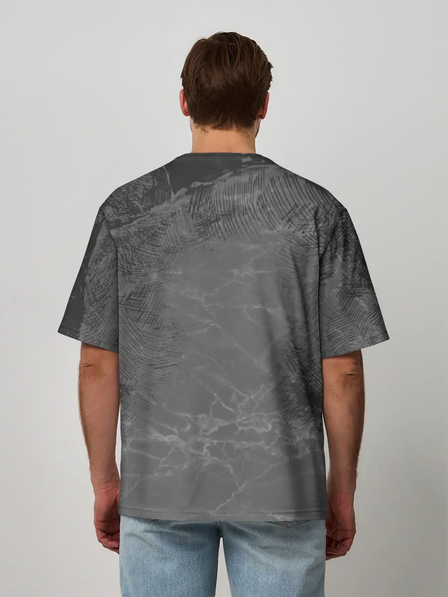 Мужская футболка оверсайз / демон Либе