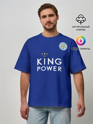 Мужская футболка оверсайз / №9 Leicester City