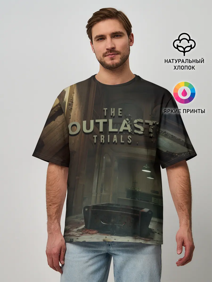 Мужская футболка оверсайз / The Outlast Trials