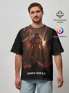 Мужская футболка оверсайз / Dark Souls