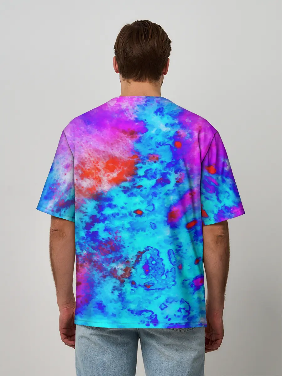 Мужская футболка оверсайз / ABSTRACTION COLORS