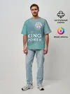 Мужская футболка оверсайз / Лестер Сити