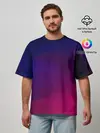 Мужская футболка оверсайз / Abstract simple colors