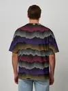 Мужская футболка оверсайз / Волны