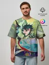 Мужская футболка оверсайз / Xiao | Сяо | Genshin Impact