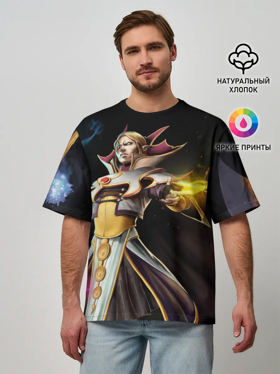 Мужская футболка оверсайз / Invoker