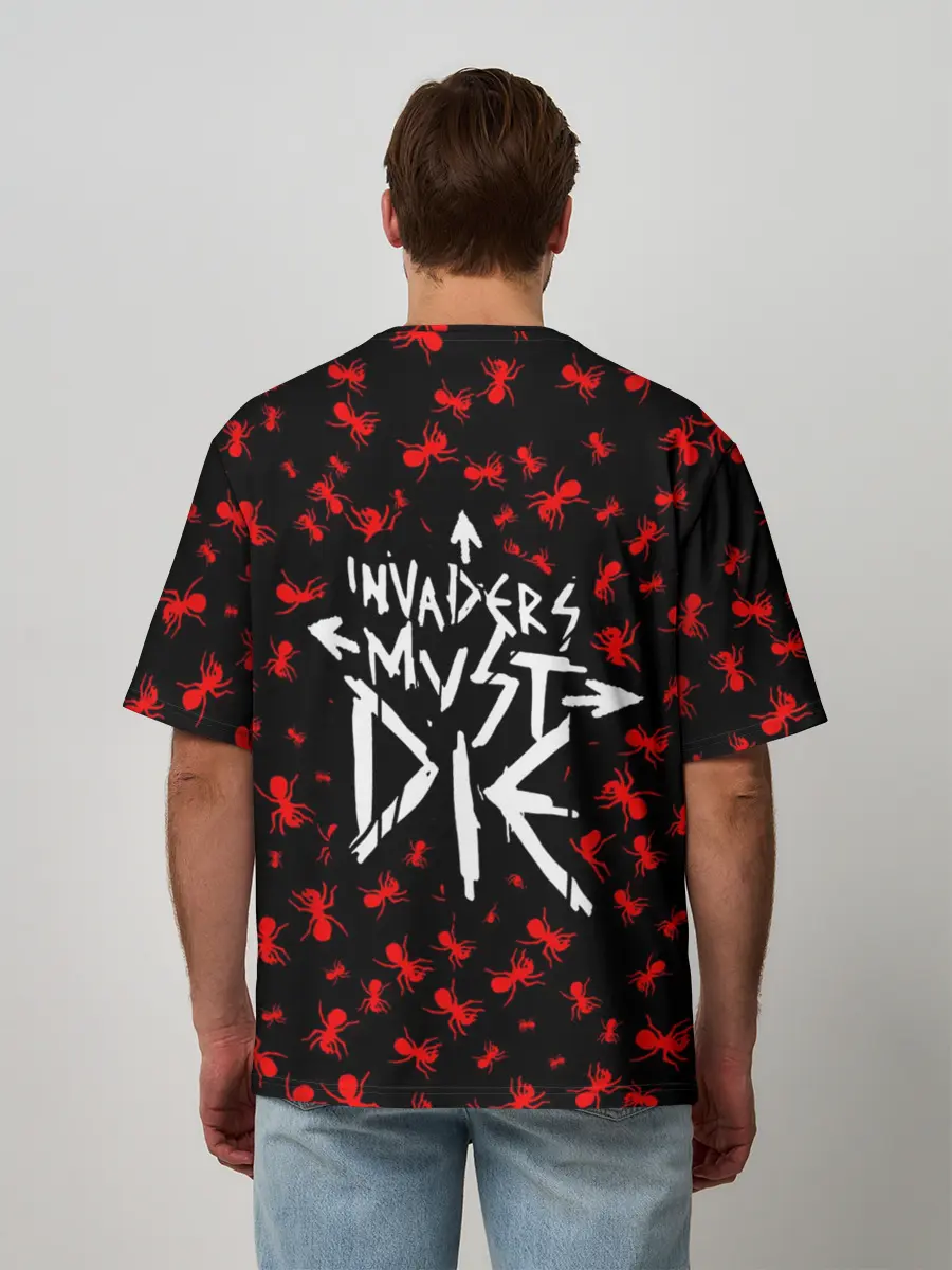 Мужская футболка оверсайз / The Prodigy + Спина